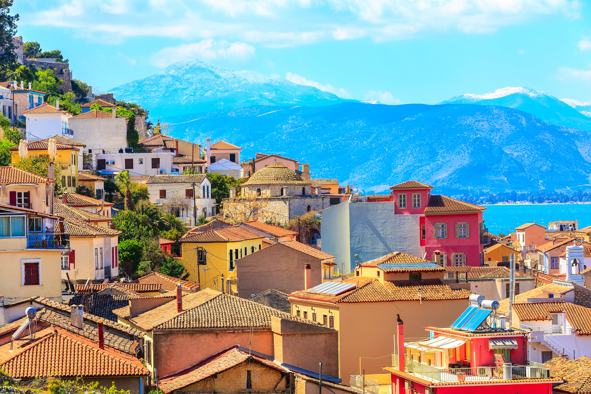 Nafplio, Greece aerial view